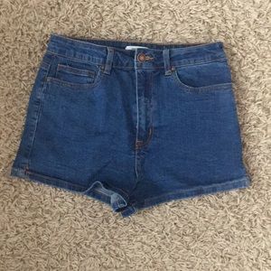 Forever 21 High Rise Jean Shorts